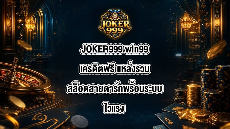 JOKER999 win99เครดิตฟรี